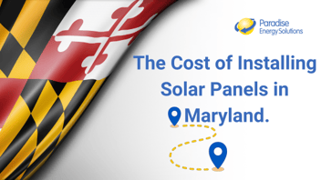 The cost of installing solar panels in Maryland