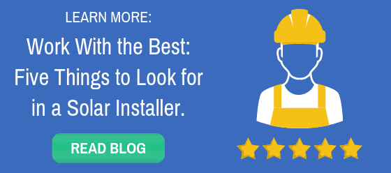 Five things to look for in a solar installer