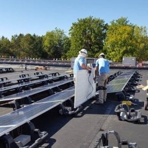 Ballast Mount Solar System