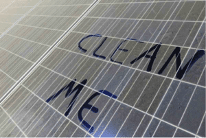 dirt solar panel