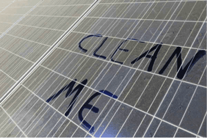 Clean this solar panel