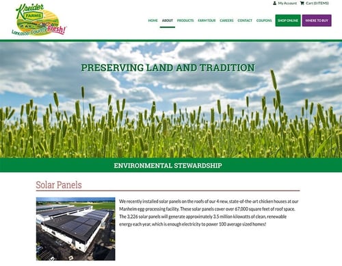 Kreider Farms Website_Solar