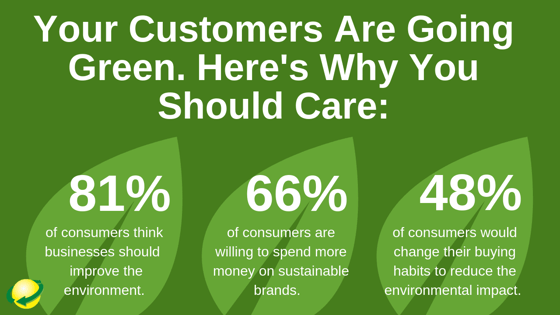 customer statistics for green businesses