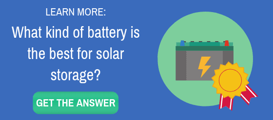 what battery is best for solar storage