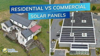 What is the difference between commercial and residential solar panels