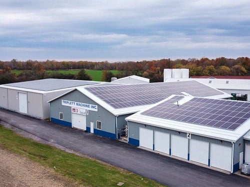 Solar Panels at Triplett Machine