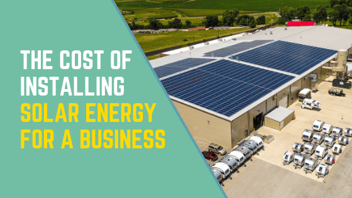 Cost of installing solar panels for a business