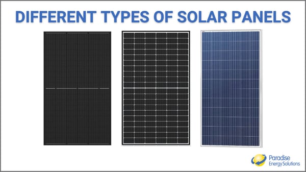 The different types of solar panels: Blue vs Black