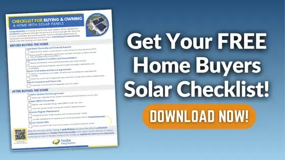 Home Buyers Solar Checklist