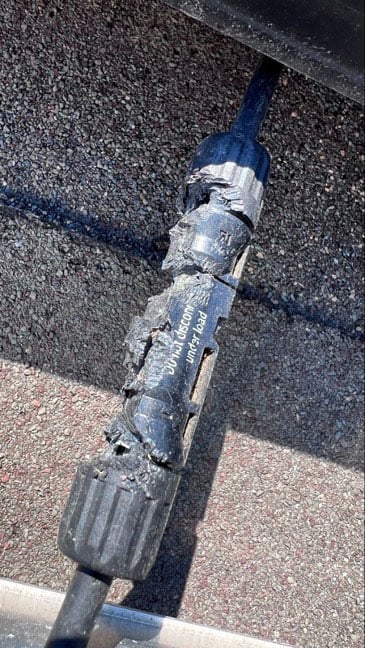 rodent-chew-damage-on-solar-panel-connector
