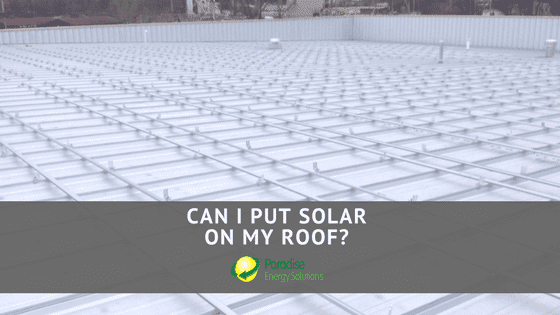 can i put solar on my roof