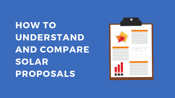 How do I read and compare solar energy system proposals?