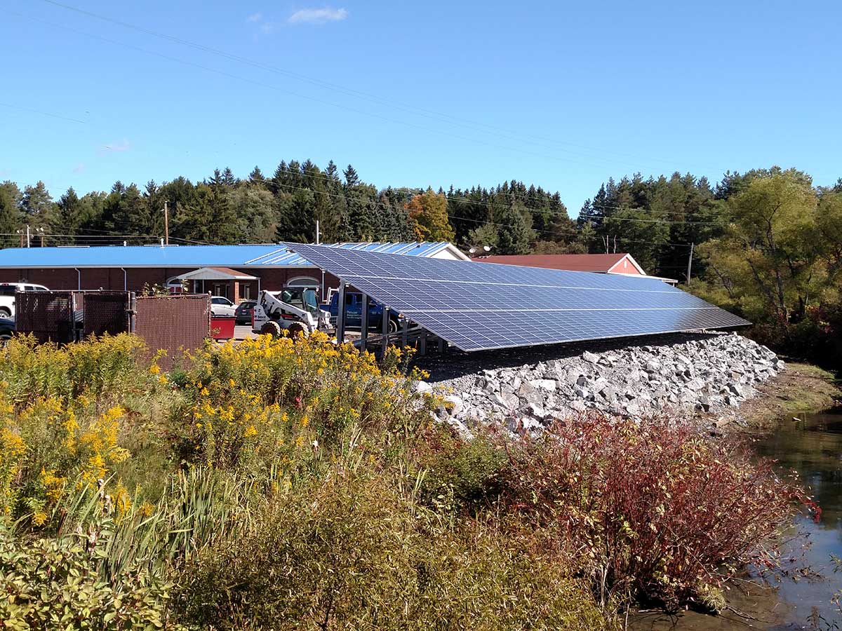 Eye Doctor Invests in Roof/Ground Mount Solar