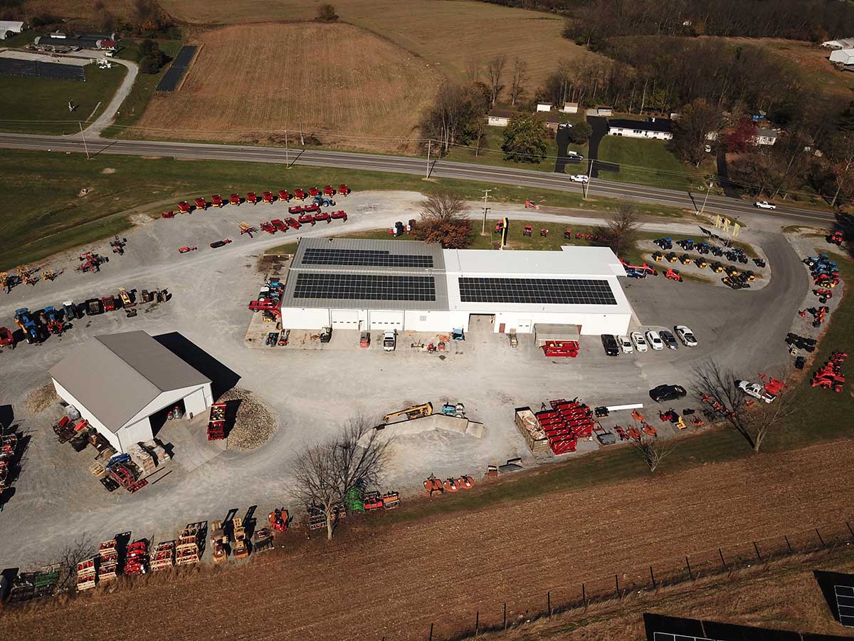 Antietam Tractor Installs Solar Panels