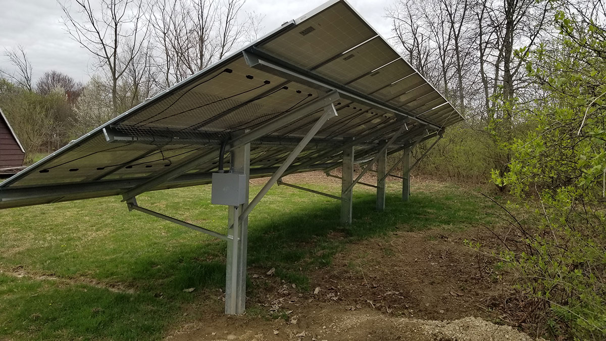 John Curtis Frey Installs  26 Solar panels