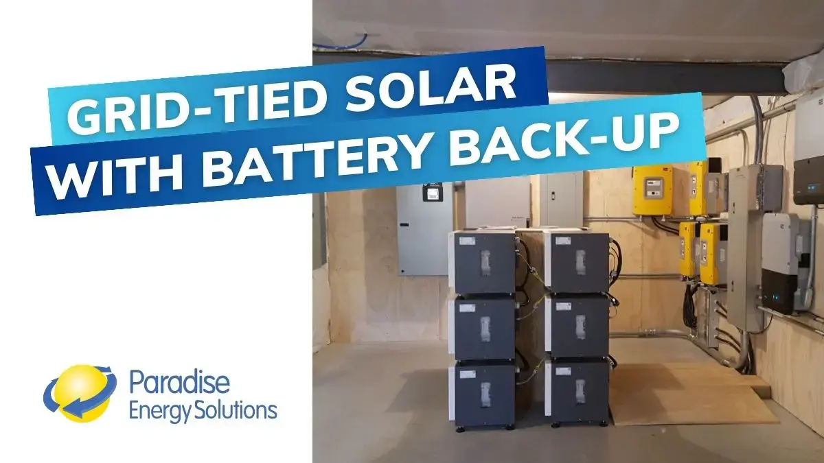Grid Tied Solar With Battery Backup Copy