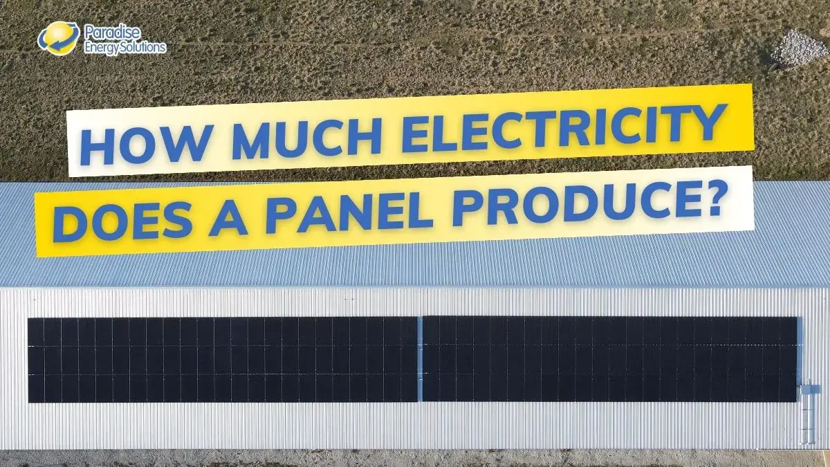 How Much Does A SolarPanel Produce