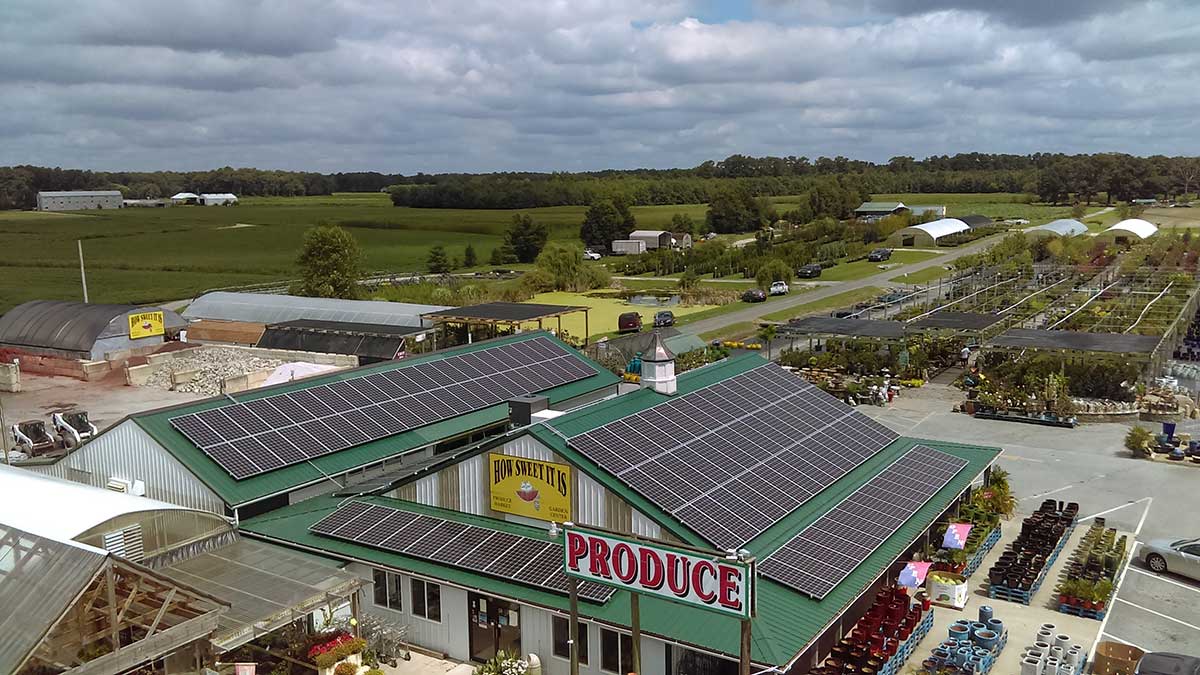 Produce Market and Garden Center is Powered by The Sun