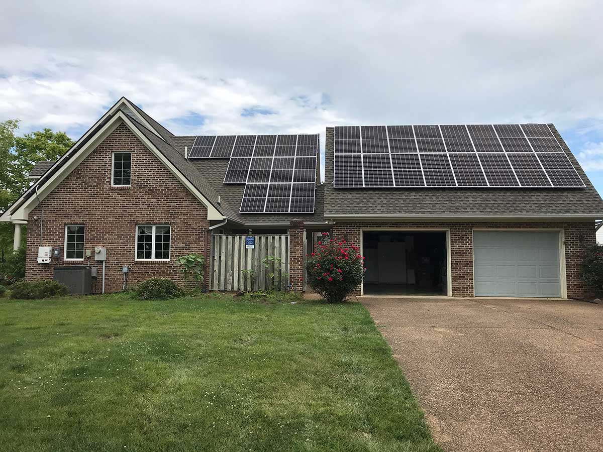 Homeowner Installs 14.8 kW Solar System