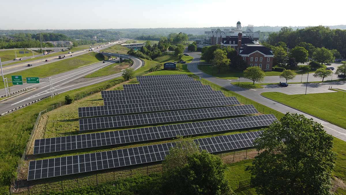 Kent State College of Podiatric Medicine Goes Solar