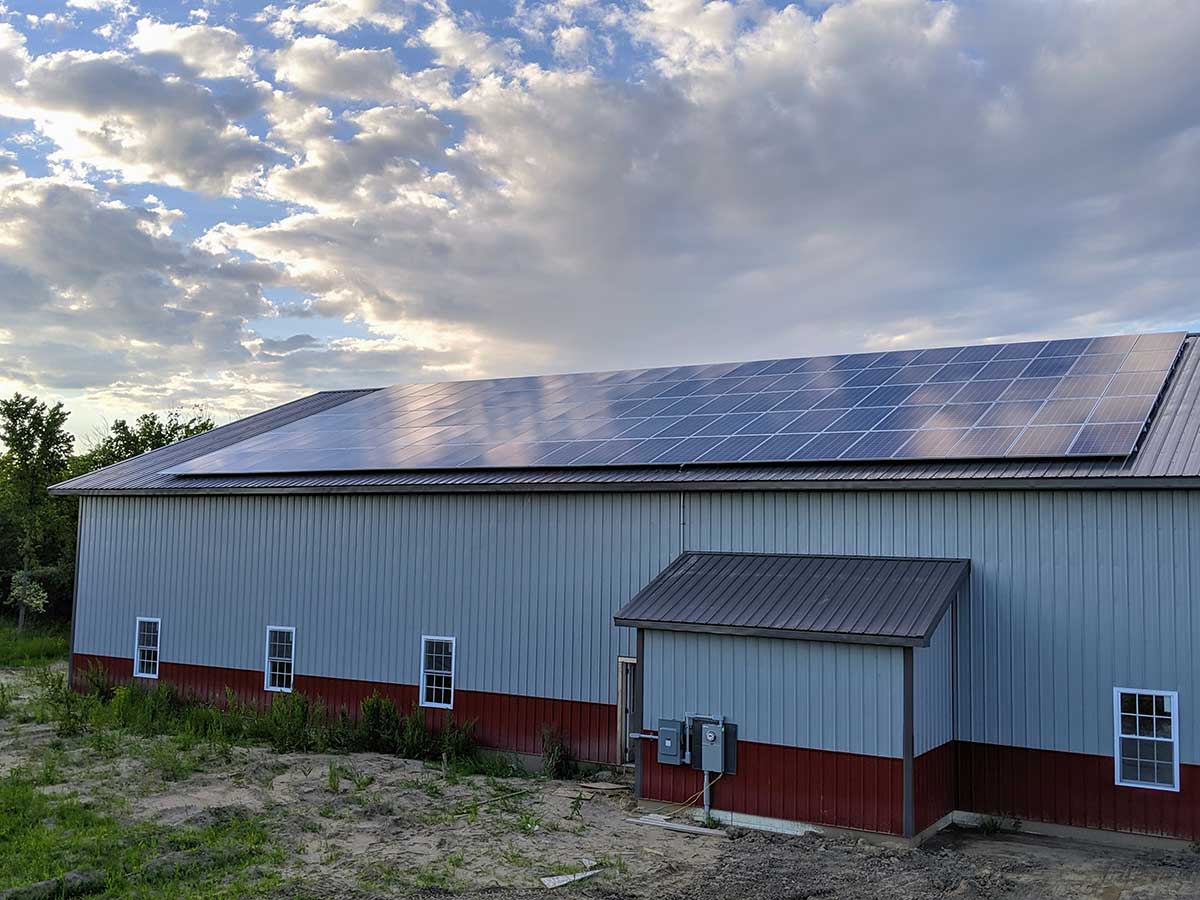 Martin’s Excavating installs 120 solar panels