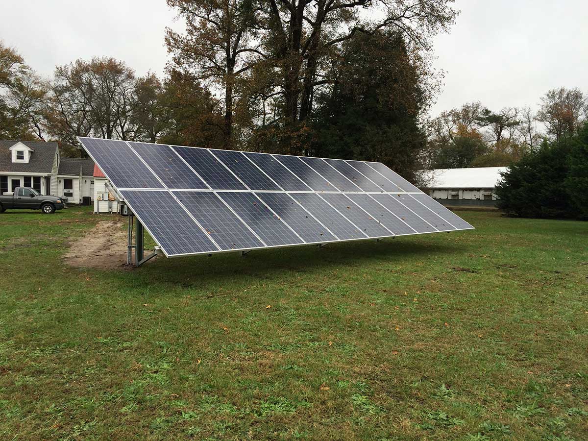Willards Homeowner installs 20 solar panels