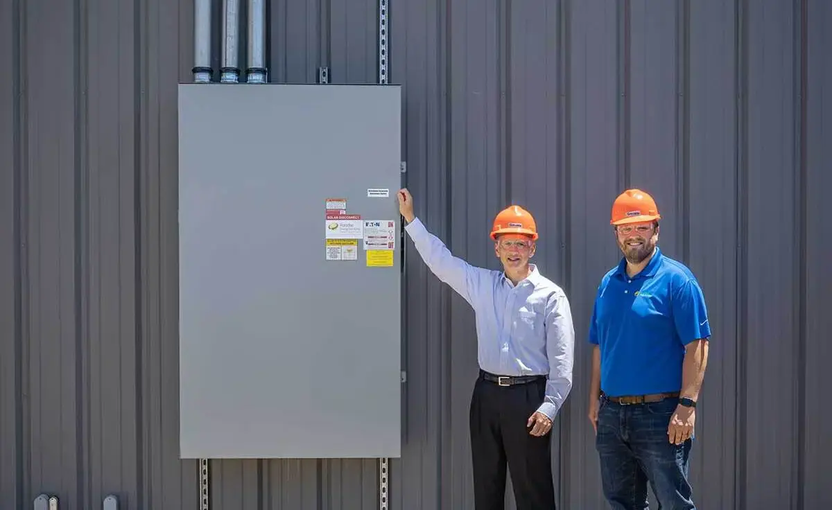 ProVia Solar Array Brian Miller And Andrew Hostetler