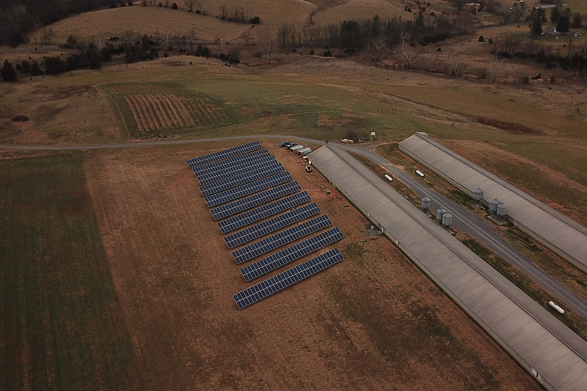 Solar Energy on VA Poultry Farm