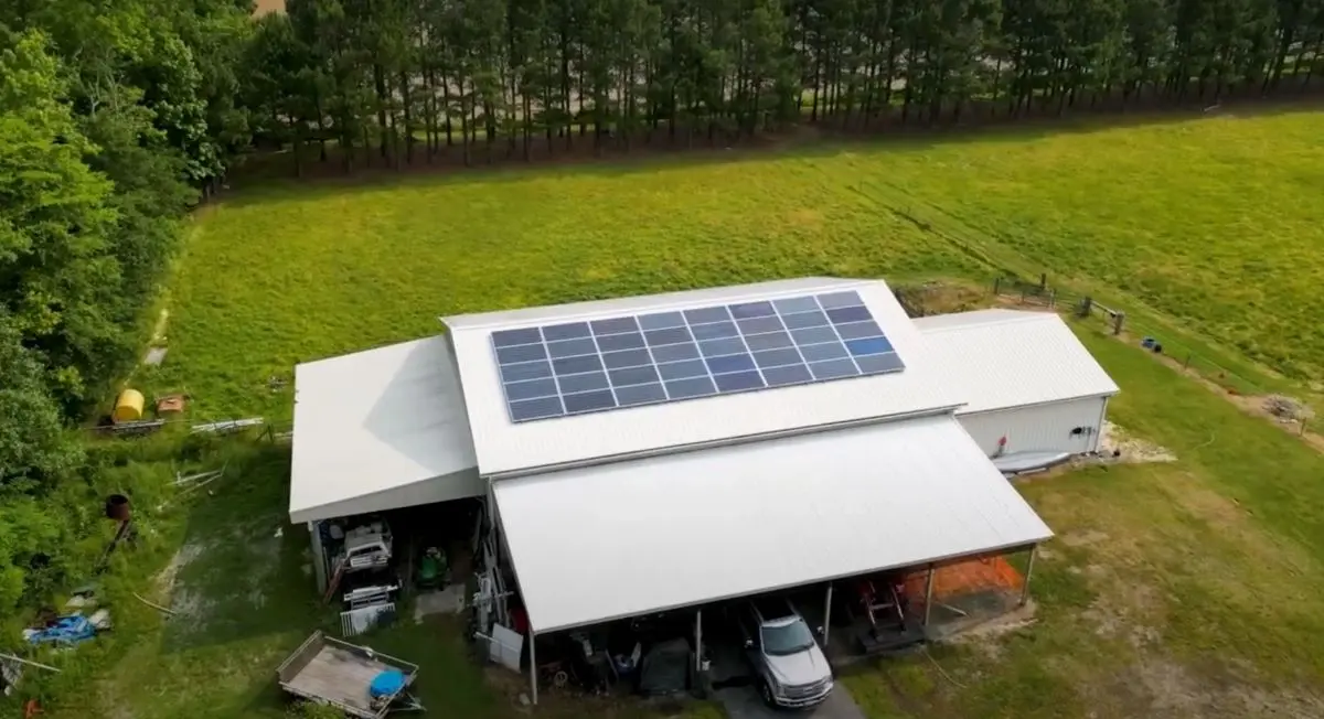 Roger Sansom Installs 12 kW Solar Panel System