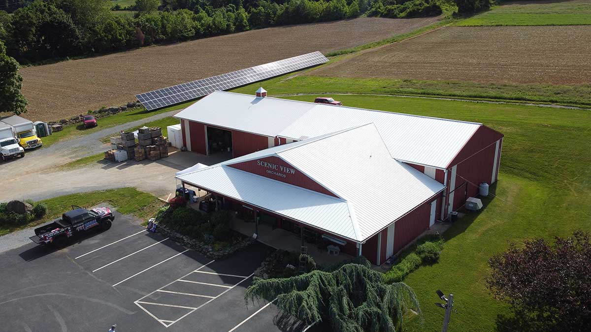 Scenic View Orchards installs 112 solar panels