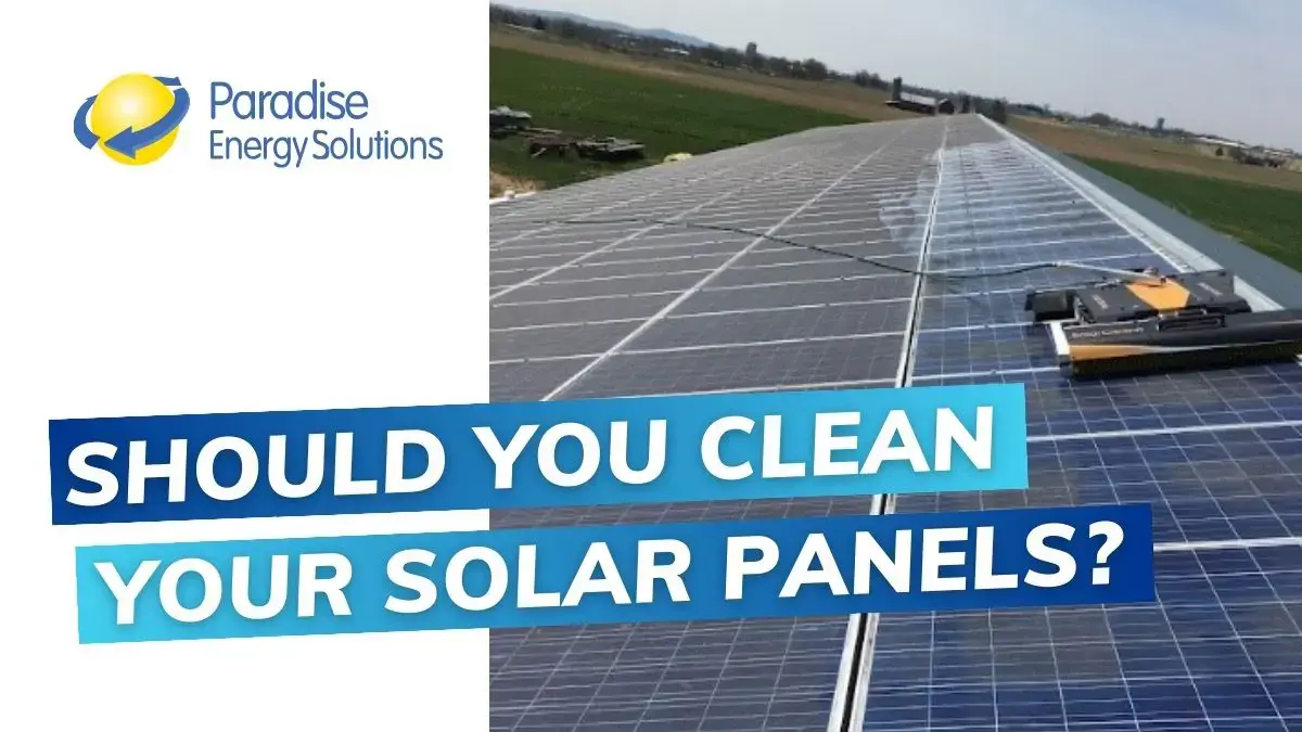 Should You Clean Solar Panels