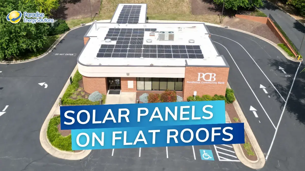 Solar Panels On A Flat Roof Thumbnail