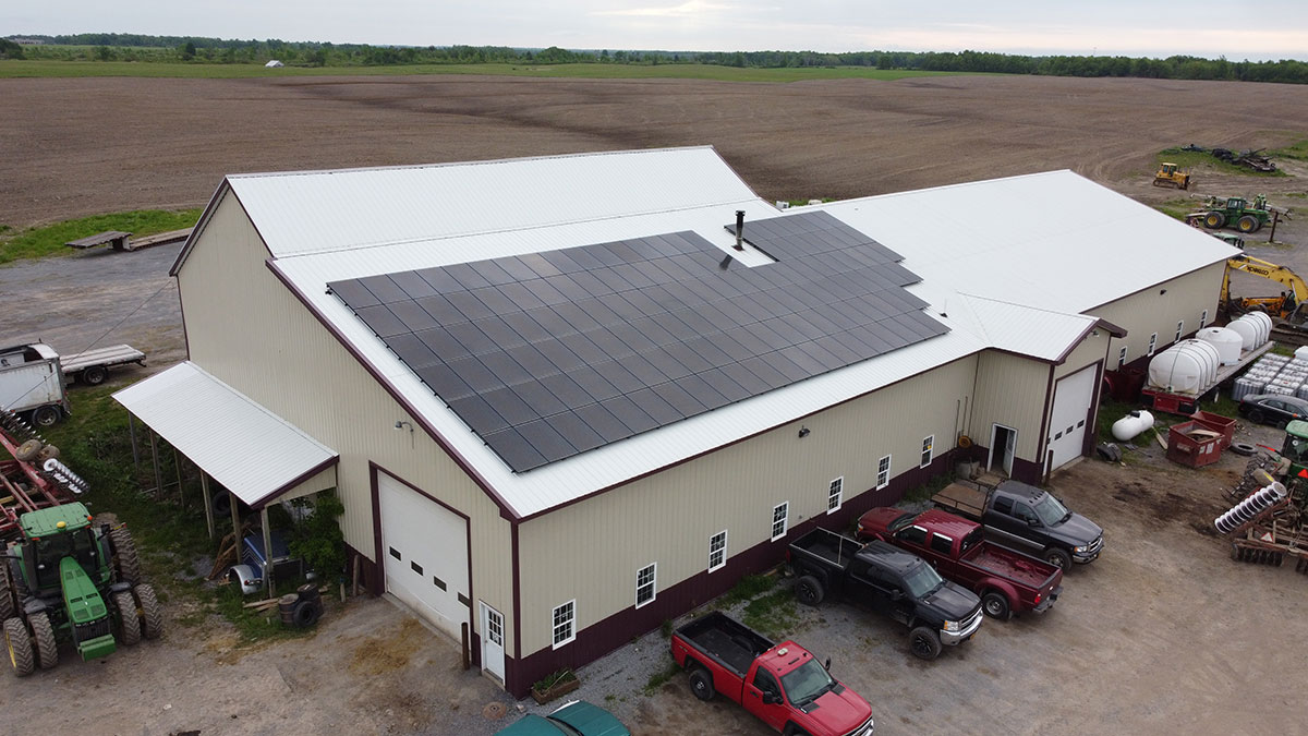 Maple Lane Farm installs 138 solar panels