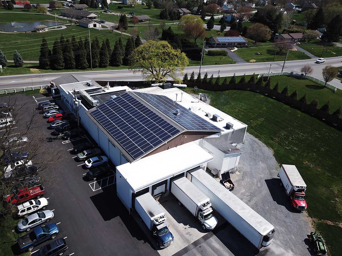 Commercial Solar Installation in Intercourse, PA