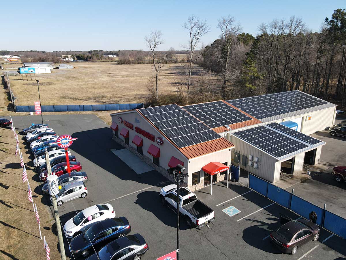 The Car Store Installs 156 Solar Panels