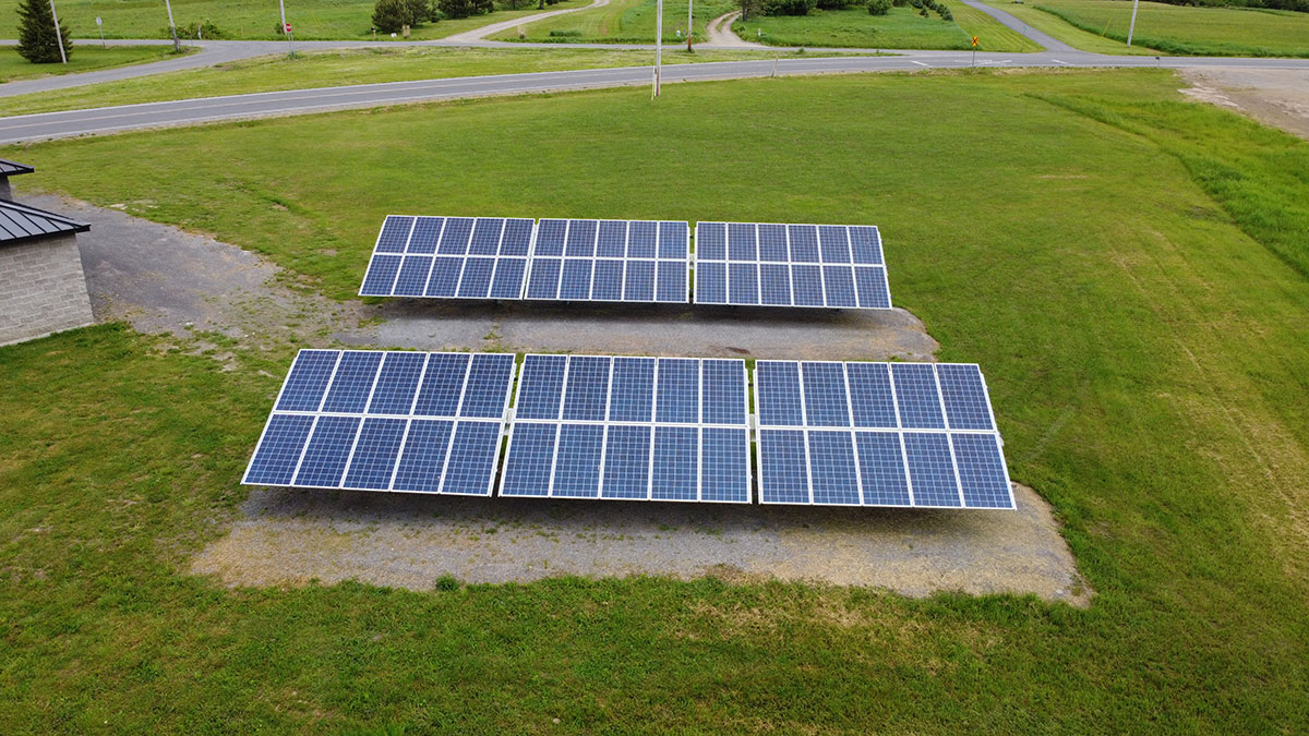 Town of Richland installs 62 solar panels
