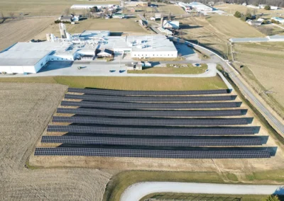 Hiland Wood Products Solar Ground Mount Walnut Creek Ohio 11zon