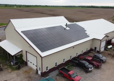 Solar Panels At Maple Lane Farms In NY 11zon