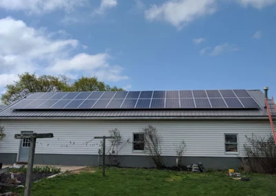 Waterloo NY Home With Solar Panels