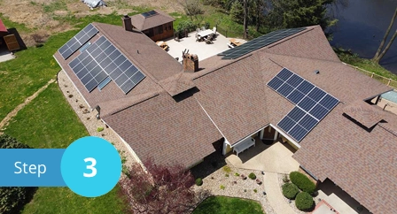step 3 - solar panel removal